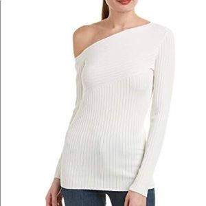 NWT BCBGMAXAZRIA Aya One Shoulder Sweater